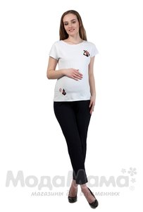 мм4048-Футболка для беременных, Белый