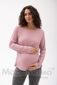 мм112-636304-Лонгслив для беременных и кормящих, Пудра