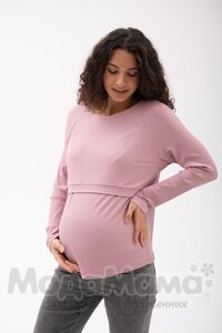 мм112-636304-Лонгслив для беременных и кормящих, Пудра
