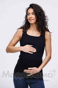 мм137-021614-Майка для беременных и кормящих, Т.синий
