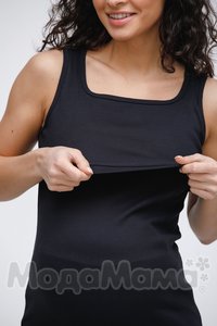 мм137-021614-Майка для беременных и кормящих, Графит