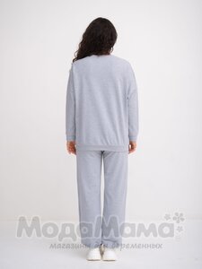 мм922-816209-Костюм для беременных и кормящих, Серый меланж