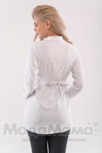 мм331-601368-Блузка для беременных и кормящих, Белый