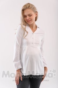 Блузка для беременных и кормящих, Белый