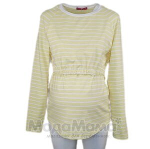 мм112-631102-Лонгслив для беременных и кормящих, Сливочное масло