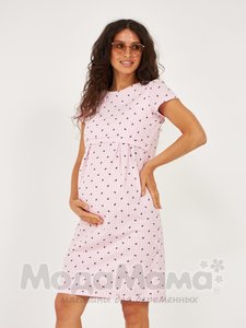 Платье для беременных и кормящих, Роз.полоска/принт