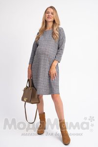 Платье для беременных, Сер/клетка