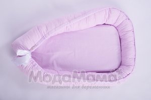 мм400-20-Кокон для новорожденных (Розовый горошек), Роз/горох