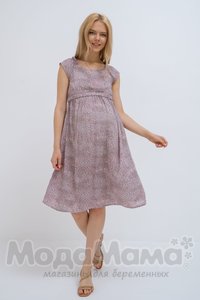 мм522-101551-Платье для беременных и кормящих, Роз/цветы