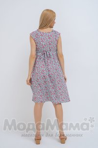 мм522-101551-Платье для беременных и кормящих, Мята/вишня