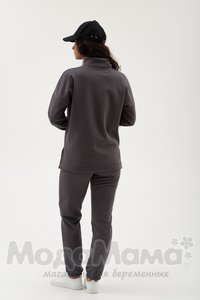мм913-856117-Костюм для беременных утеплёный(флис), Серый
