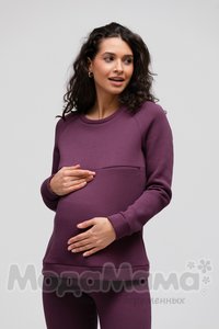 мм919-811110-Костюм для беременных утеплёный, Слива