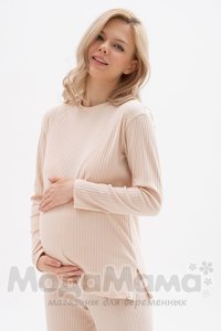 мм910-816108-Костюм для беременных (джемпер+брюки), Сливочный