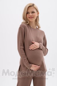 мм910-816108-Костюм для беременных (джемпер+брюки), Кофе