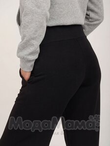 мм824-202109-Брюки (двухнитка), Черный