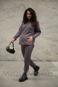 мм913-856117-Костюм для беременных утепл(еврофлис), Серый