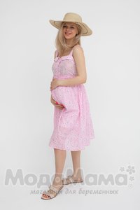 Сарафан для беременных и кормящих, Роз/цветы