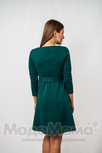 мм508-101166-Платье для кормления, Т.зеленый