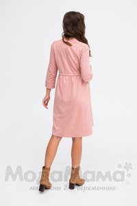 мм535-101375-Платье для беременных и кормящих, Пудра