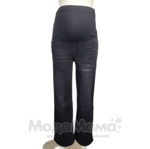 521-дм-Джинсы утепленные (байка), Черный