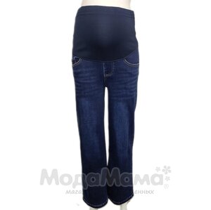 522-дм-Джинсы утепленные (байка), Т.синий