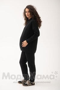 мм904/1-813517-Костюм для беременных (еврофлис), Черный