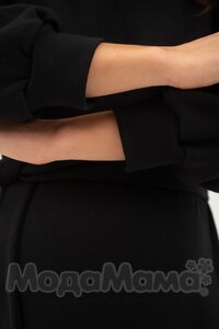 мм547-106113/1-Платье для беременных (3/4 рукав), Черный