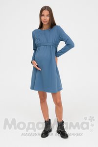 Платье для беременных и кормящих, Индиго