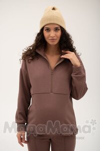 мм918-852117-Костюм для беременных утепл(еврофлис), Кофе