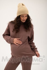 мм918-852117-Костюм для беременных утепл(еврофлис), Кофе