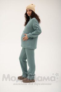 мм918-852117-Костюм для беременных утепл(еврофлис), Малахитовый