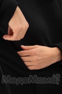 мм904/1-813517-Костюм для беременных (еврофлис), Черный