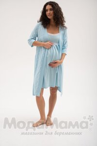 мм266/1-Комплект для роддома, Голуб/сердечки