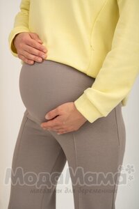 мм817-202106-Брюки (трёхнитка), Серо-бежевый