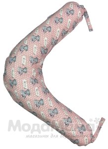 мм001-18-Подушка для беременных (Розовые мишки), Розовые мишки