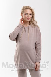 мм904-813509-Костюм для беременных (двухнитка), Бежевый меланж