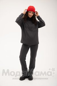мм918-852117-Костюм для беременных утепл(еврофлис), Графит