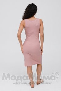 мм537-101608-Платье для беременных и кормящих, Розовая пудра