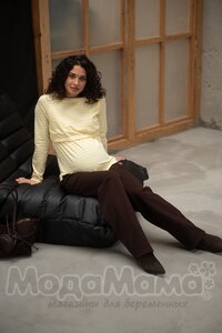 мм112-631102-Лонгслив для беременных и кормящих, Сливочное масло