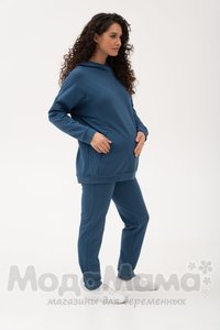 мм904/1-813509-Костюм для беременных (двухнитка), Индиго