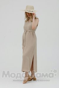 мм544-106172-Платье для беременных, Бежевый