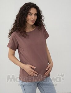 Футболка для беременных и кормящих, Шоколад