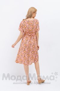мм529-101251-Платье для беременных и кормящих, Роз/цветы