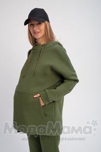 Джемпер для беременных и кормящих, Св.хаки