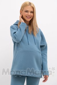 мм904/1-813510-Костюм для беременных утеплённый, Серо-голубой