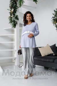 мм334-611123-Блузка для беременных и кормящих, Сиреневый